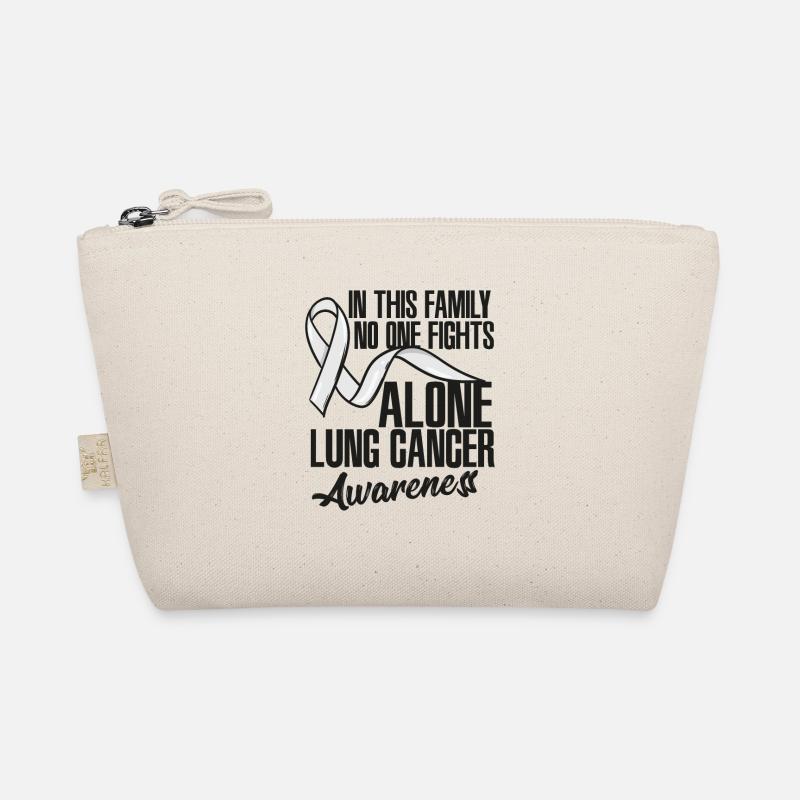 Lungenkrebs-Bewusstsein Bio-Täschchen