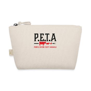 BBQ Grilling Meat Lover PETA People Eating Tasty - Organic Pouch - nature - Front