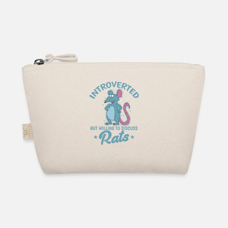 Introverted but willing to discuss Rats Rodent Organic Pouch