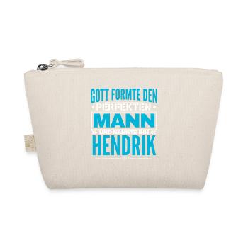 Hendrik Name Design - Bio-Täschchen - Natur - Vorne