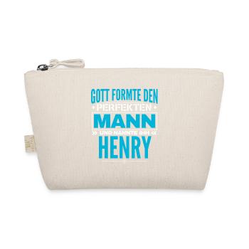 Henry Name Design - Bio-Täschchen - Natur - Vorne