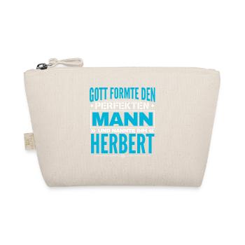 Herbert Name Design - Bio-Täschchen - Natur - Vorne
