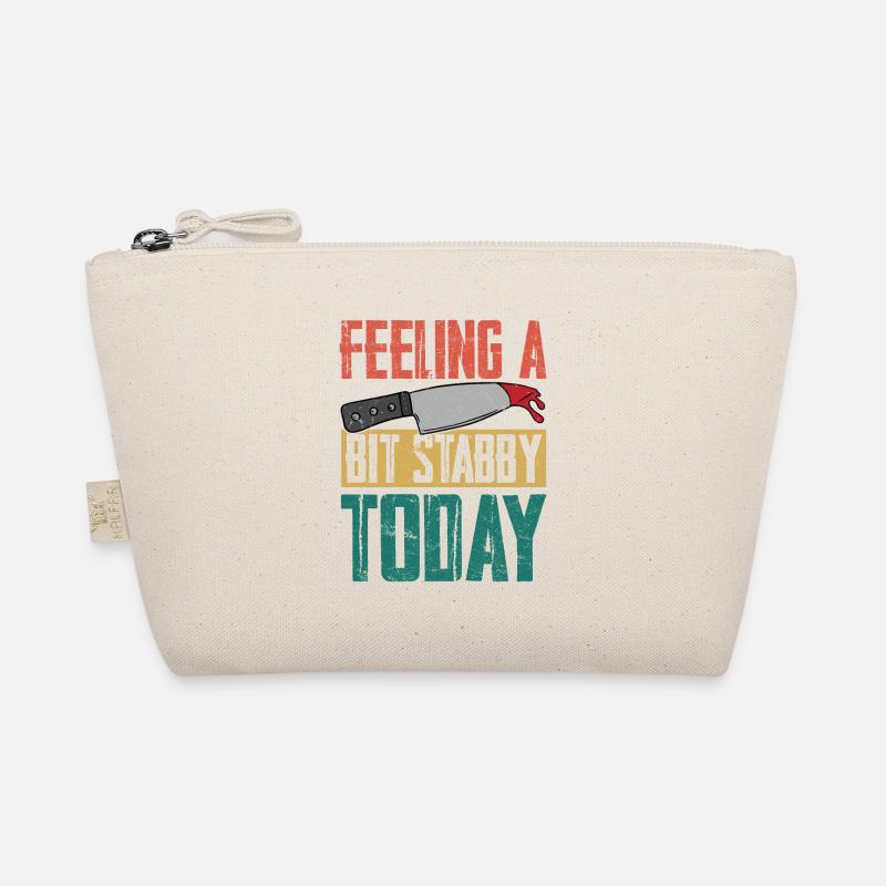 Feeling A Bit Stabby Today Murder Show True Crime Organic Pouch