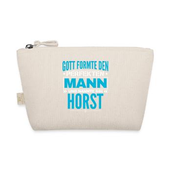 Horst Name Design - Bio-Täschchen - Natur - Vorne
