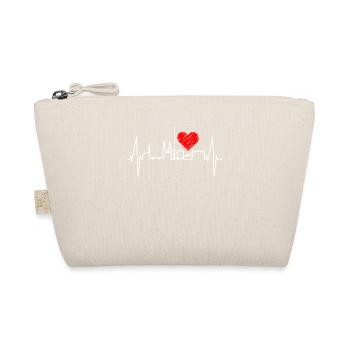 Zurich Skyline Heartbeat Suisse Amour Amour Zurich - Trousse biologique - nature - Devant