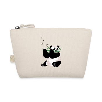 Panda qui joue de la flûte - Trousse biologique - nature - Devant