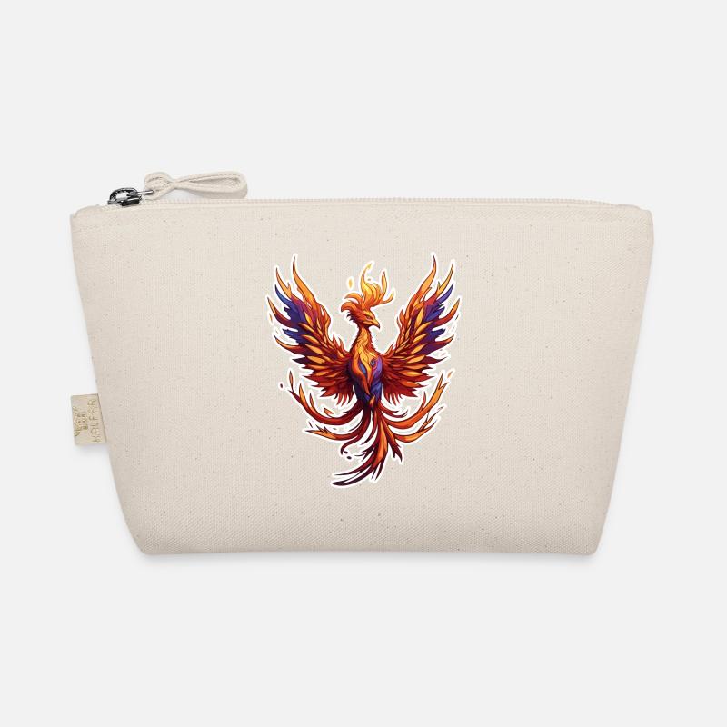 Phoenix / Bird / Animal / Mythical Creature / Fire Organic Pouch