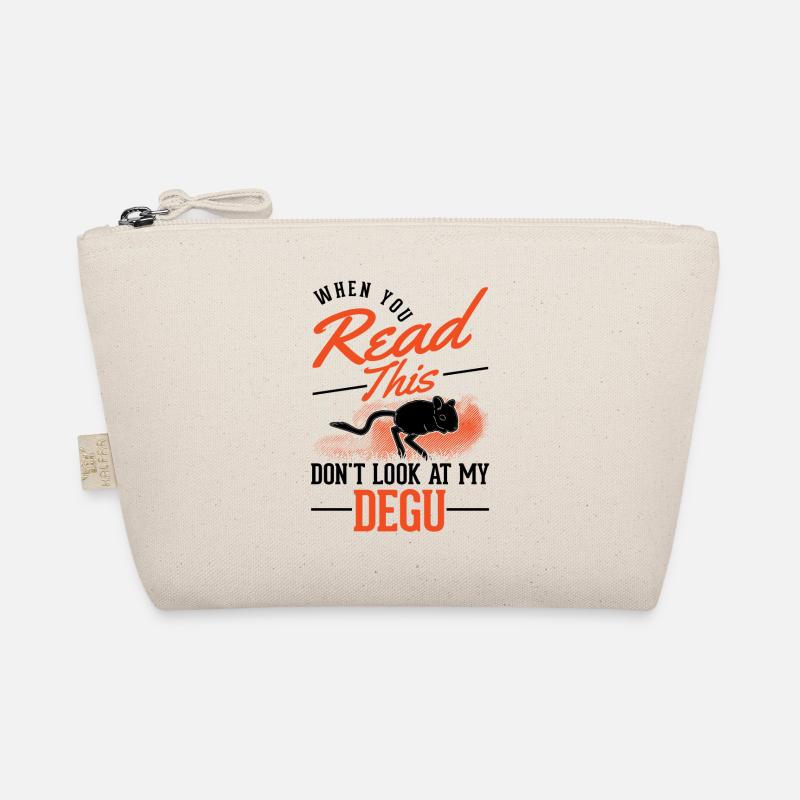 Degu Geschenk Strauchratte Walddegu Bio-Täschchen