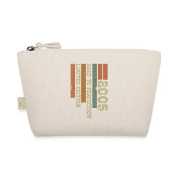 2005 Retro Vintage Birthday Gift Born in 2005 - Organic Pouch - nature - Front