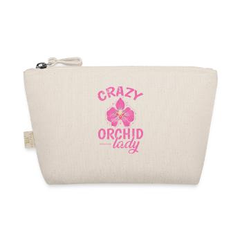 Crazy Orchid Lady Pflanze Blume - Bio-Täschchen - Natur - Vorne