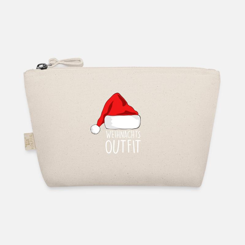 Christmas Outfit - Bio-Täschchen - Natur