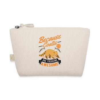 Coati Gift Trunk Bear Coati - Organic Pouch - nature - Front