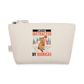 Easily distracted by Quokkas - Organic Pouch - nature - Front