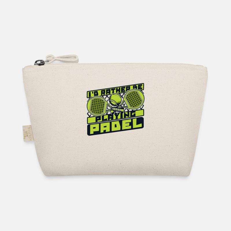I'd Rather Be Playing Padel Paddleball Paddle Bio-Täschchen
