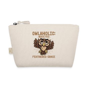 Owlaholic : Accro à la grâce à plumes nocturne B - Trousse biologique - nature - Devant