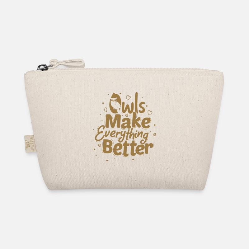 Owls Make Everything Better Nocturnal Bird Night O Bio-Täschchen