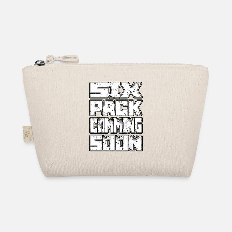 SIX PACK COMMIMG SOON Training GYM Geschenk Bio-Täschchen