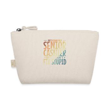 I might be a Senior Cashier but I can't fix Stupid - Organic Pouch - nature - Front