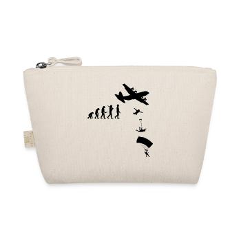 Parachute, Skydive, Freefly, Skydiving Head Down - Organic Pouch - nature - Front