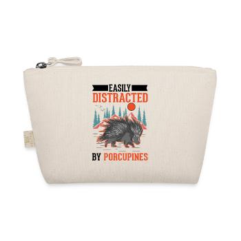 Easily distracted by Porcupine's Porcupine - Organic Pouch - nature - Front