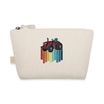 Retro Farmer Agriculture Organic Farmer Agricultural Economist - Organic Pouch - nature - Front