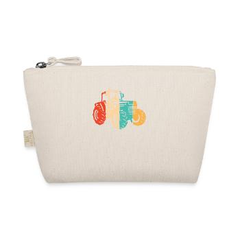 Retro Farmer Agriculture Organic Farmer Agricultural Economist - Organic Pouch - nature - Front