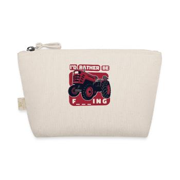 I'd rather be farming organic farmer farmer - Organic Pouch - nature - Front