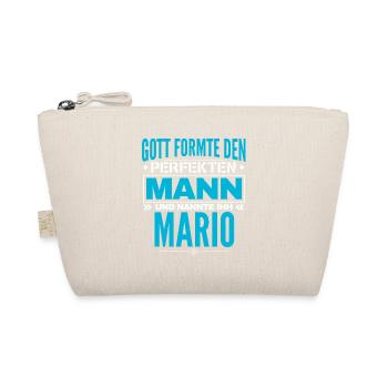 Mario Name Design - Bio-Täschchen - Natur - Vorne