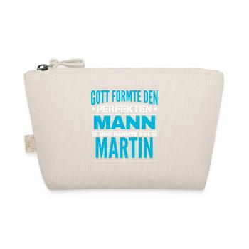 Martin Name Design - Bio-Täschchen - Natur - Vorne