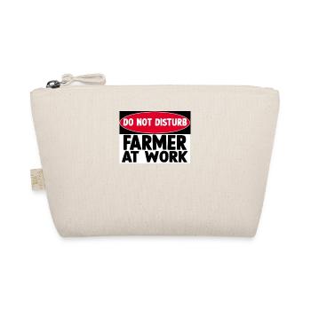 Farmer At Work Funny Farmer Farmer - Organic Pouch - nature - Front