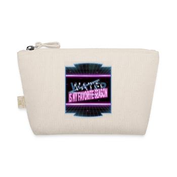Swimsuit Tshirts Swim Bike Run Beach Gift Idea - Organic Pouch - nature - Front