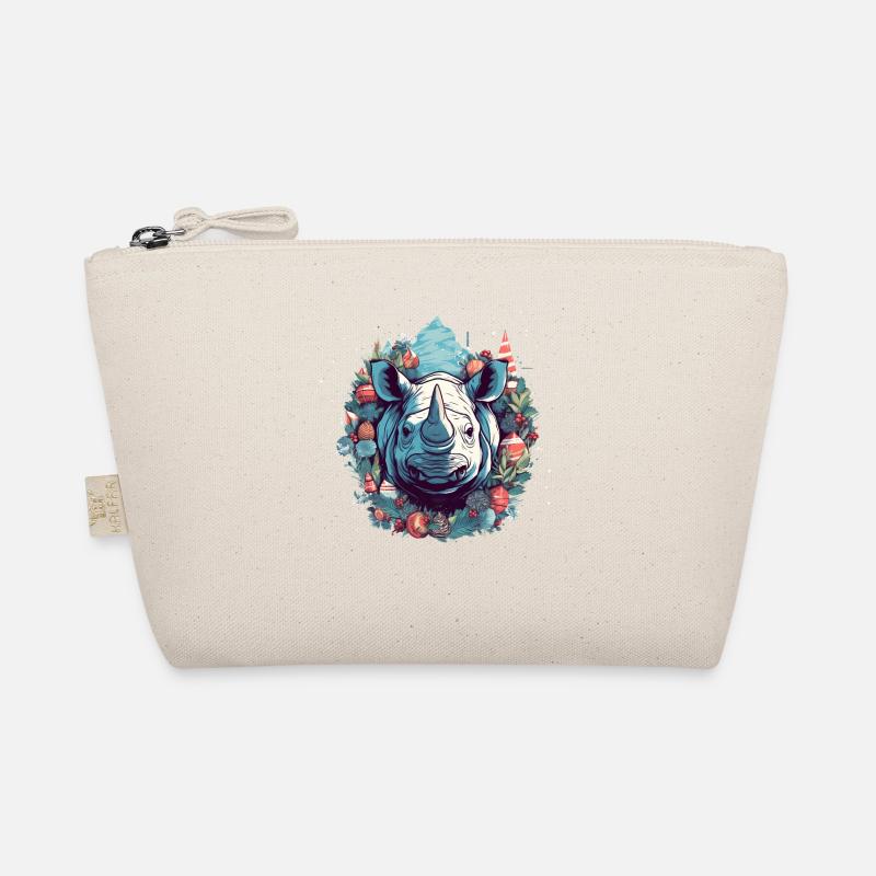 Rhinocéros avec des éléments de Noël, Rhinocéros d’amour Trousse biologique