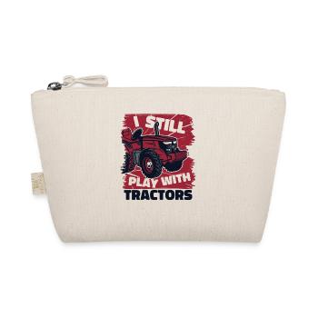 I Still Play With Tractors Organic Farmer Farmer Farmer - Organic Pouch - nature - Front