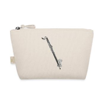 Bass Clarinet Gift Bass Clarinetist - Organic Pouch - nature - Front