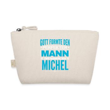 Michel Name Design - Bio-Täschchen - Natur - Vorne