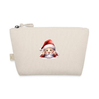 Santa Claus Weihnachten - Bio-Täschchen - Natur - Vorne