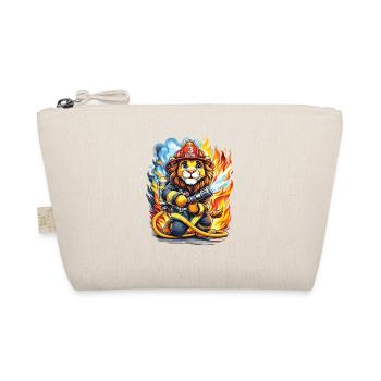 Lion, Pompier, Pompier, Flammes, Héros - Trousse biologique - nature - Devant