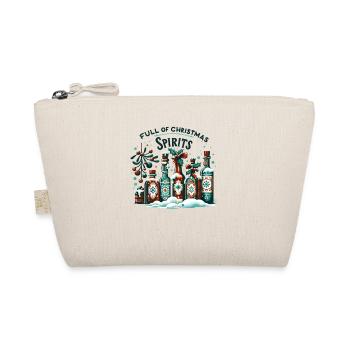 Full of Spirits - Funny Holidays Funny Christmas - Organic Pouch - nature - Front
