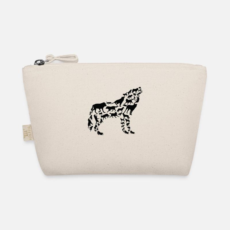 Wolf Wildlife Nature Forrest Animals Wolfes Organic Pouch