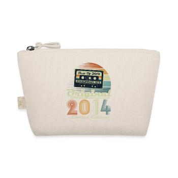 Original 2014 Jahrgang Retro Geburtstagsgeschenk - Bio-Täschchen - Natur - Vorne