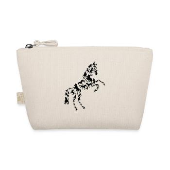 Cavalier, amoureux des chevaux, silhouette de cheval - Trousse biologique - nature - Devant