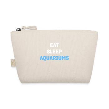 Eat Sleep Aquarien Funny Aquarium Fish Lover Fans - Bio-Täschchen - Natur - Vorne