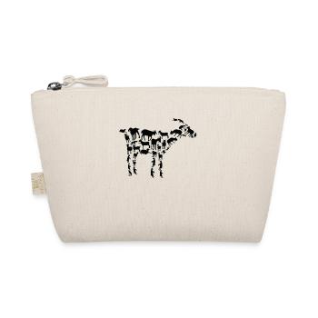 Goat Farmer Animal Farming Goats Silhouette - Organic Pouch - nature - Front