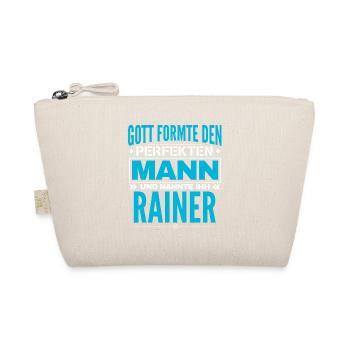 Rainer Name Design - Bio-Täschchen - Natur - Vorne
