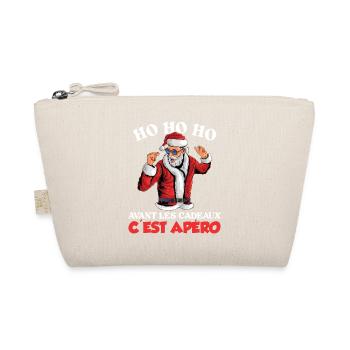 PULL MOCHE DE NOEL CADEAUX APÉRO PÈRE NOEL FAMILLE - Trousse biologique - nature - Devant