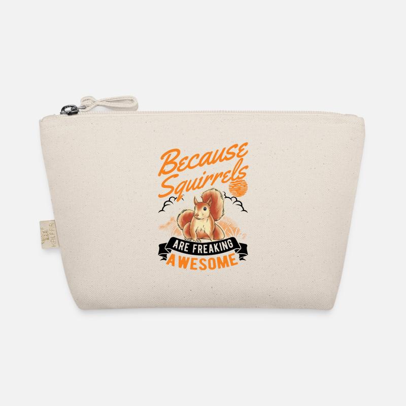Squirrel Gift Squirrel Grey Squirrel Organic Pouch