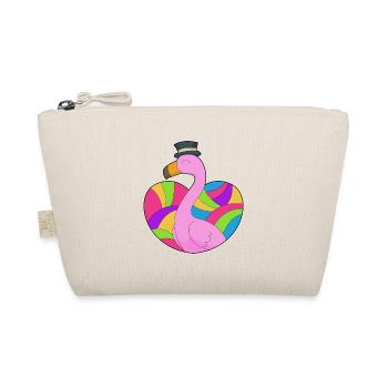 Cœur de flamant rose - Trousse biologique - nature - Devant