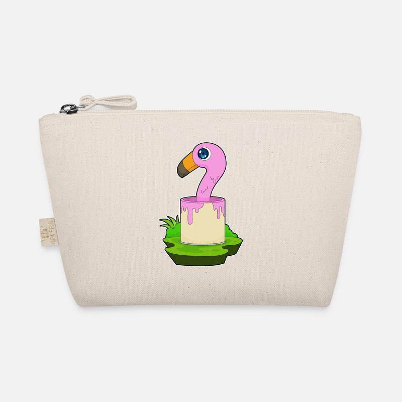 Flamingo Maler Farbeimer Malen Bio-Täschchen