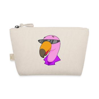 Flamingo Sonnenbrille - Bio-Täschchen - Natur - Vorne
