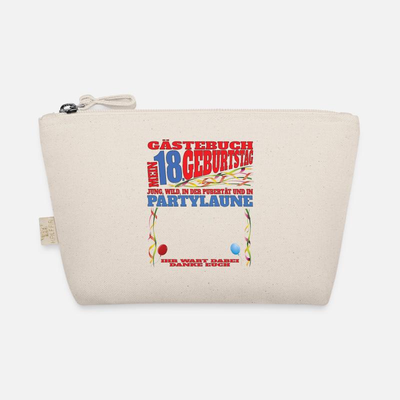 18. Geburtstag Mädchen & Junge Gästebuch Bio-Täschchen